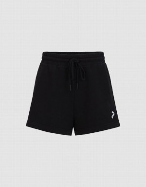 Urban Revivo Knitted Straight Women's Shorts Black | EALVOZW-42