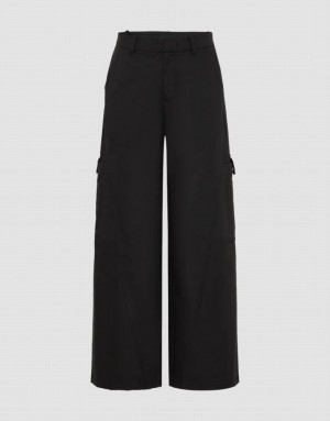 Urban Revivo Loose Carrot Fit Women's Pants Black | DKGMTPX-19