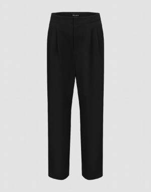 Urban Revivo Tailored Carrot Fit Women's Pants Black | JBZXTSE-02