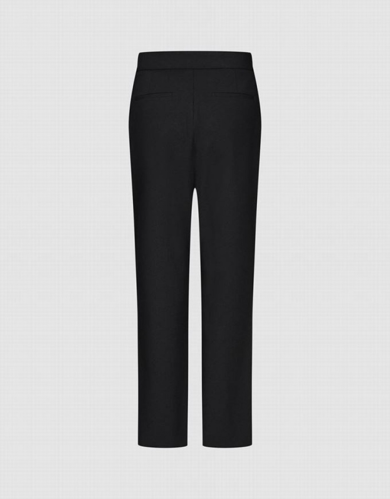 Urban Revivo Flare Women's Pants Black | BIOSAWD-23