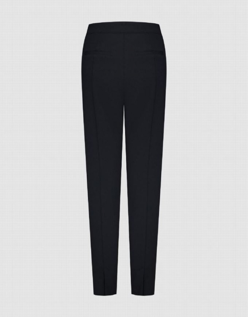 Urban Revivo Flare Women's Pants Black | ZQVPCBX-51