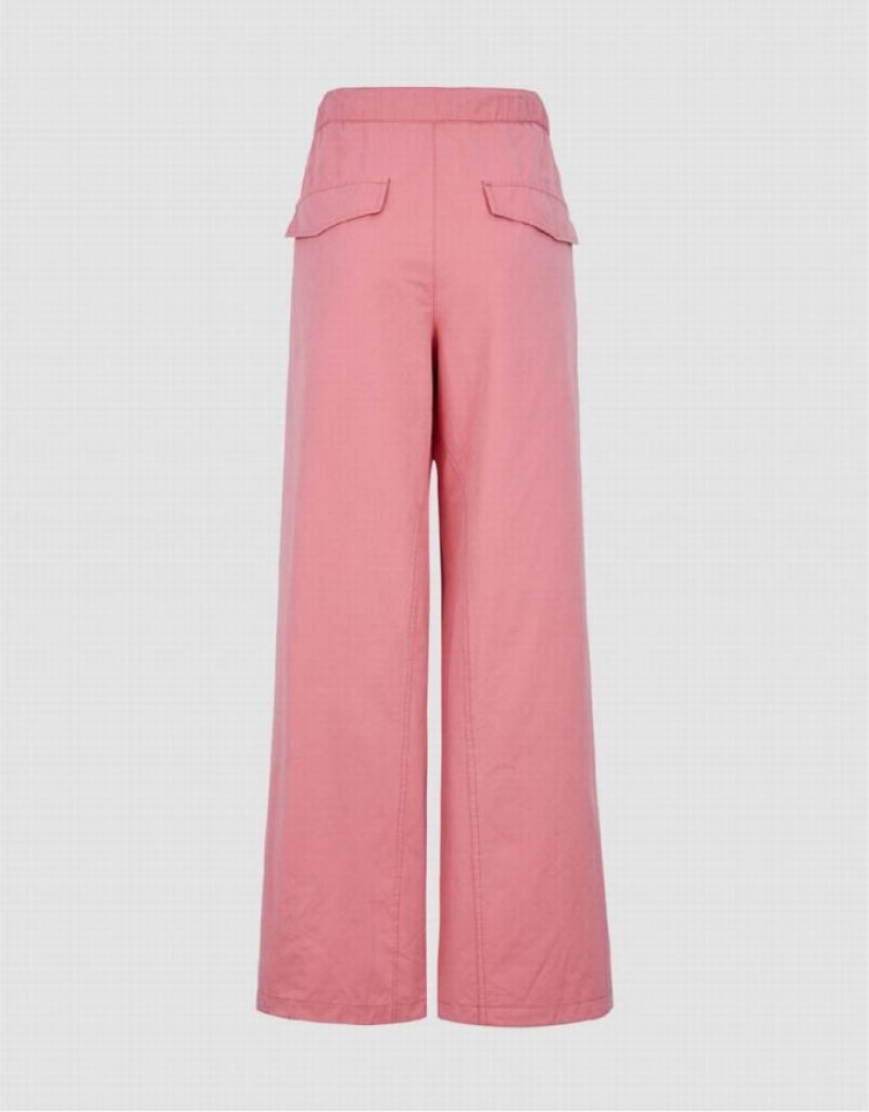 Urban Revivo Loose Women's Joggers Pink | XIQWTEB-92