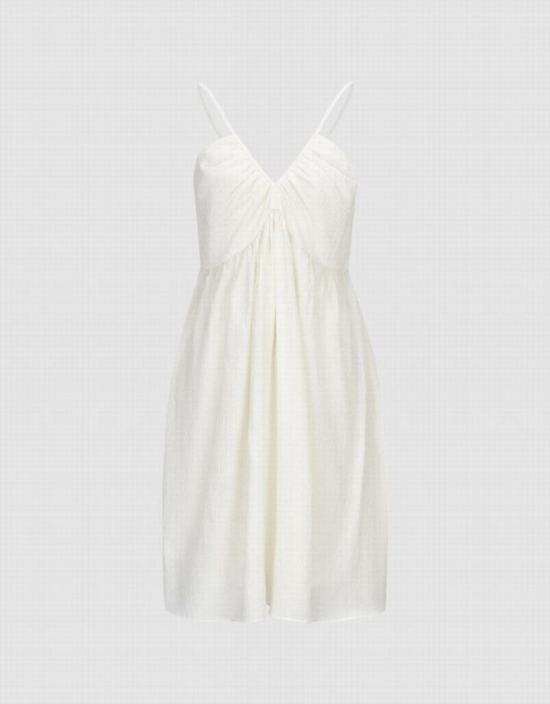 Urban Revivo Mini A-Line Women's Dress White | DJYQMBX-57