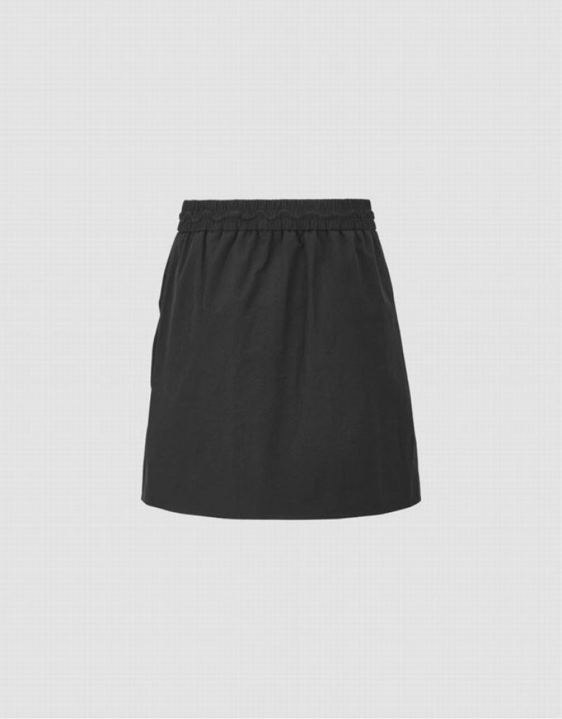 Urban Revivo Mini Straight Women's Skirts Black | IMOXNLB-21