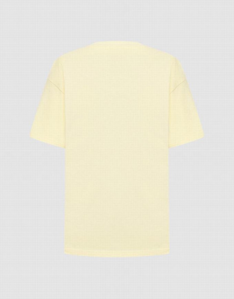 Urban Revivo Minions Women's T-Shirts Yellow | YMVRWOE-53