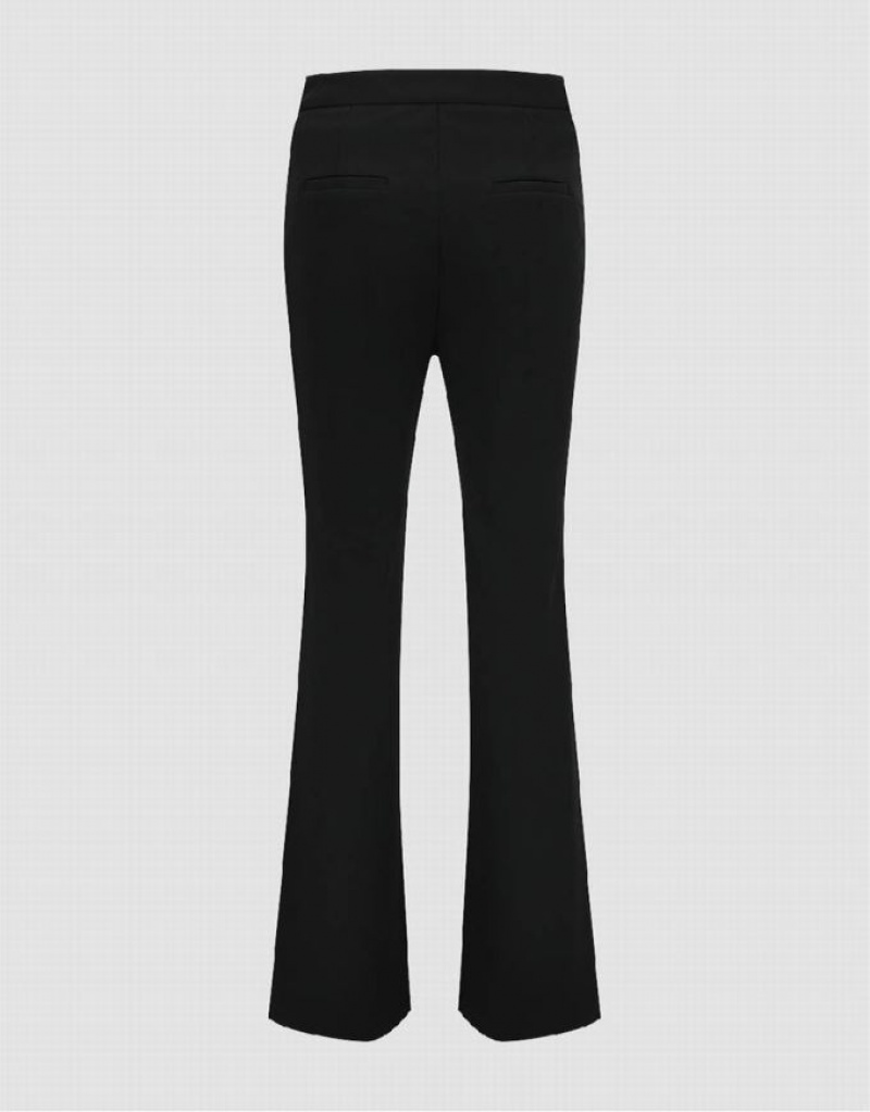 Urban Revivo Skinny Flare Women's Pants Black | XEGRUPM-10