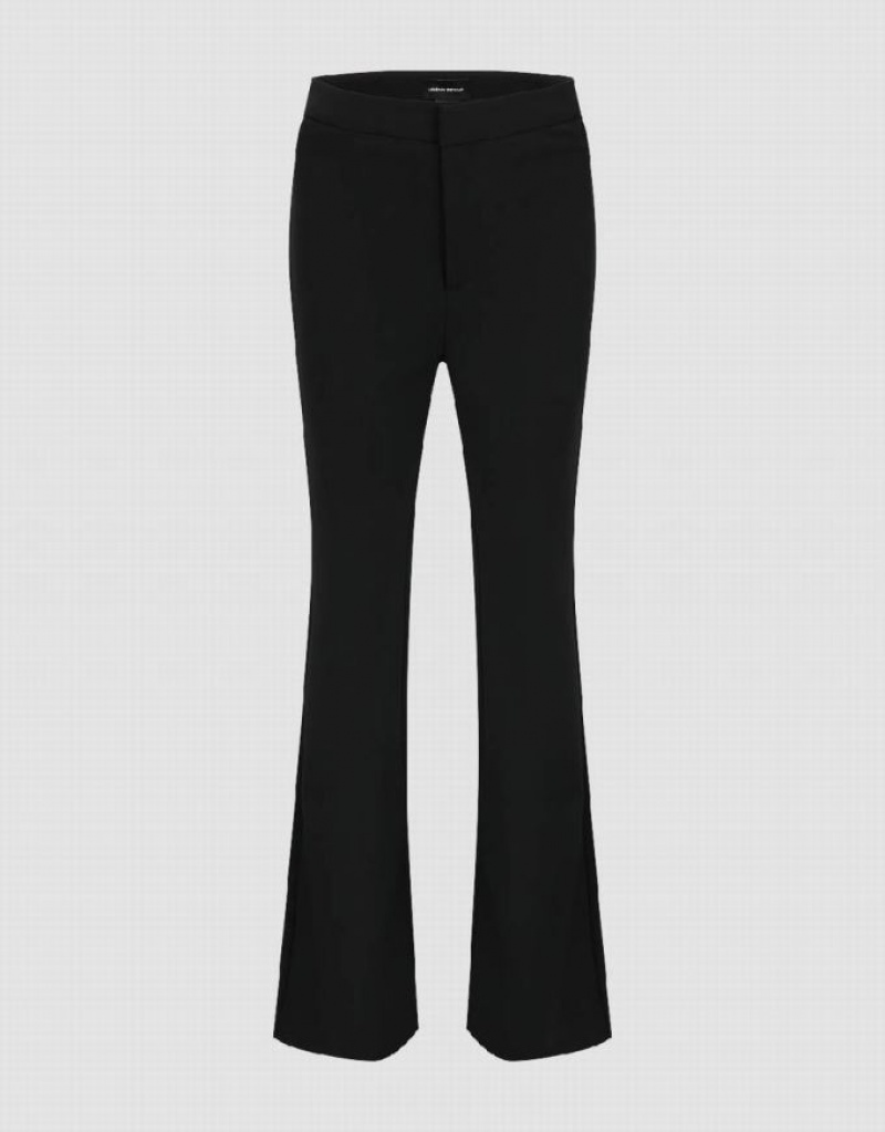 Urban Revivo Skinny Flare Women\'s Pants Black | XEGRUPM-10