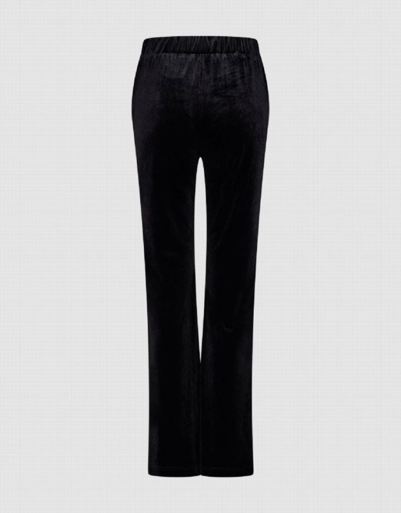 Urban Revivo Skinny Straight Women's Pants Black | LOPTWIC-48