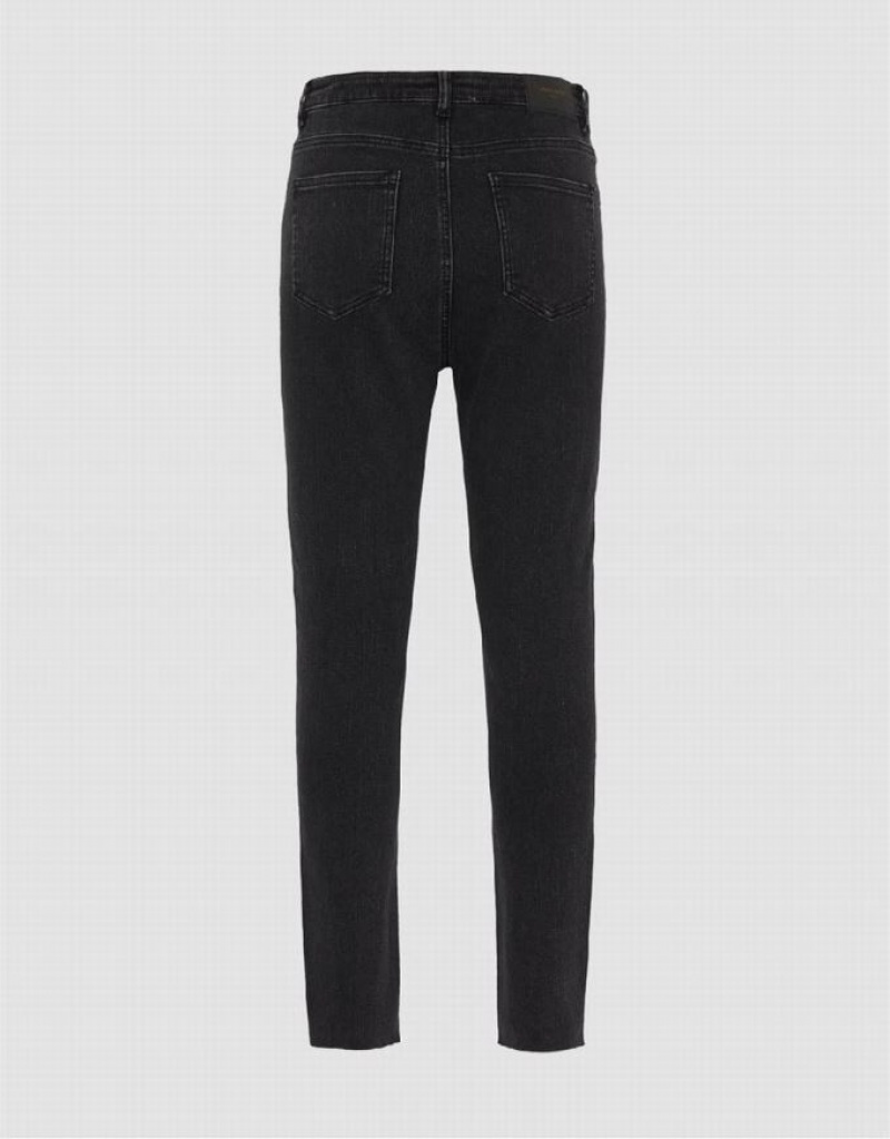 Urban Revivo Skinny Women's Jeans Black | OYJNIDS-57