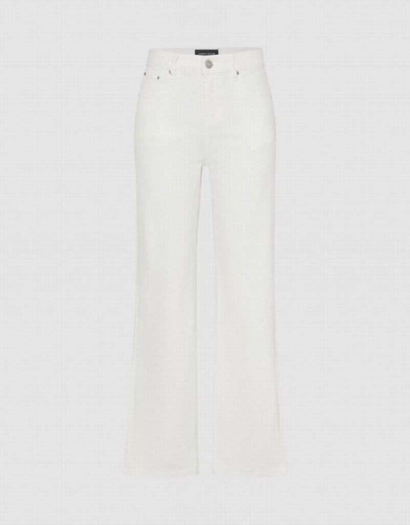 Urban Revivo Straight Women\'s Jeans White | ZJRPQSD-25