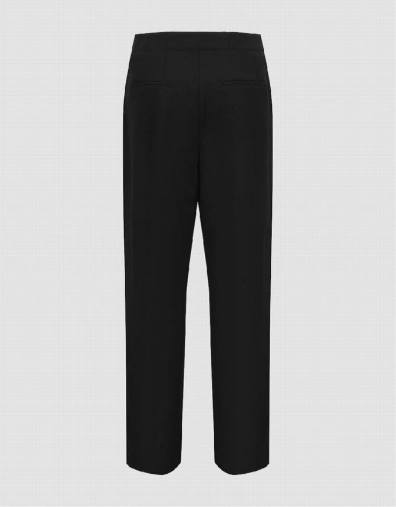 Urban Revivo Tailored Carrot Fit Women's Pants Black | JBZXTSE-02